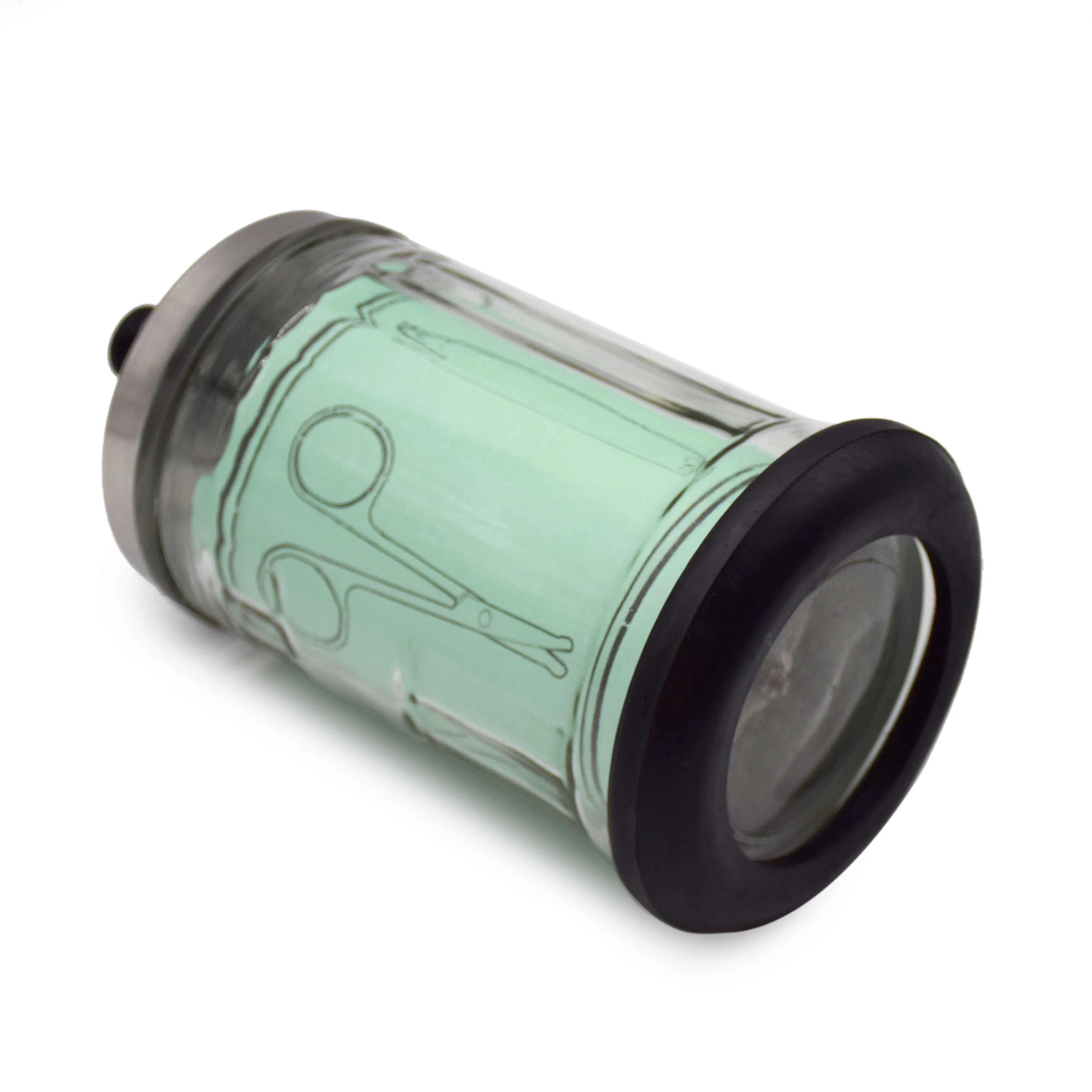 1000ML Salon Disinfection liquid Jar Barbershop Haircut Scissors Disinfecting Jar