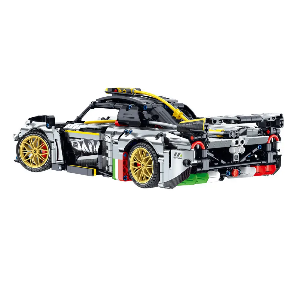 IM.MASTER 9814 High-Tech Super Racing Car Paganis Zonda R Model Bricks Puzzle Toy Birthday For Kids Building Blocks Sets