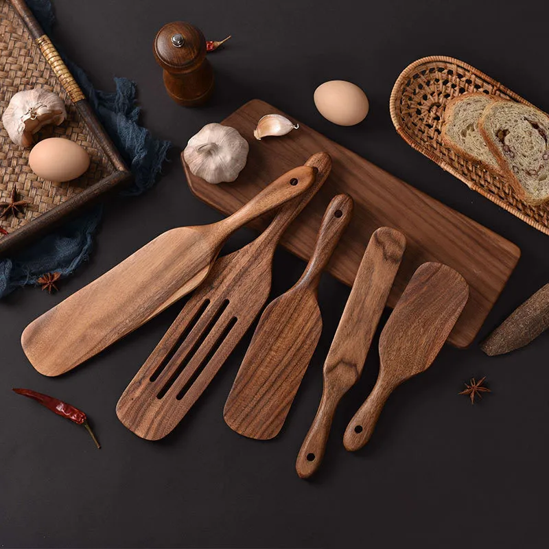 Custom Handmade Wood Cookware Cooking Spatula Mixing
