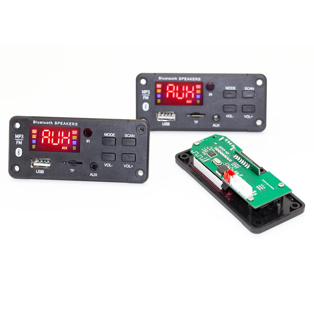 Blue tooth MP3 Decoder Audio Board DC 5V 12V USB Power Supply TF FM Radio MP3 Player For Car Music Speaker+Remote Control