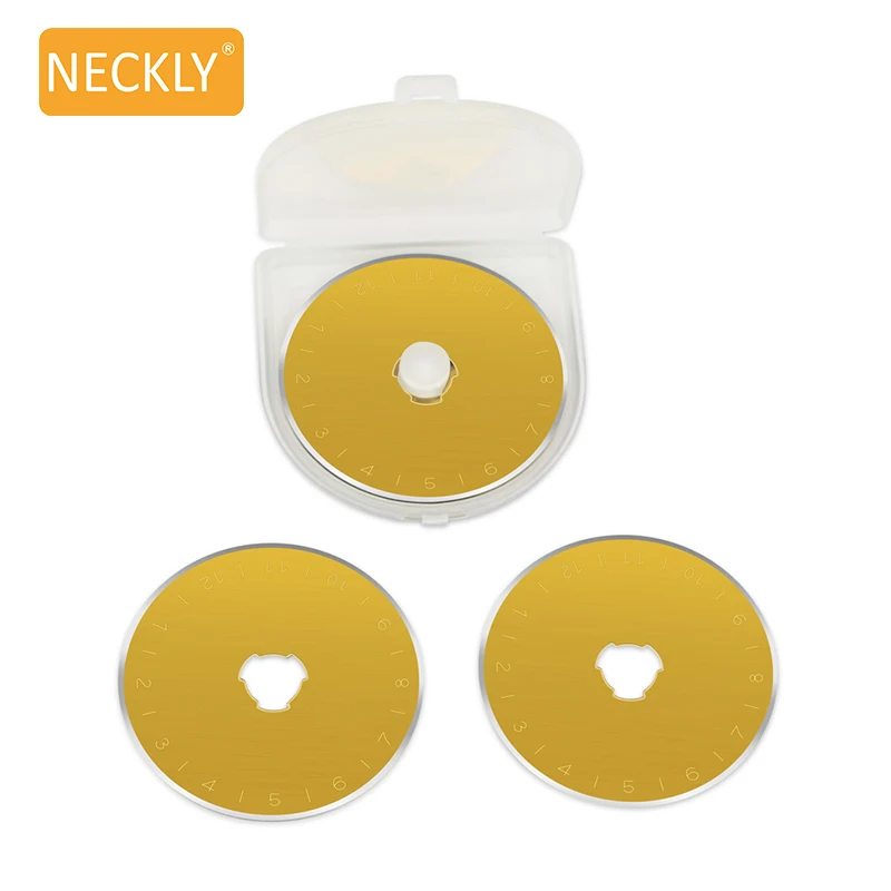 Stainless Steel Japanese Steel Gold 45mm Rotary Cutter Blade