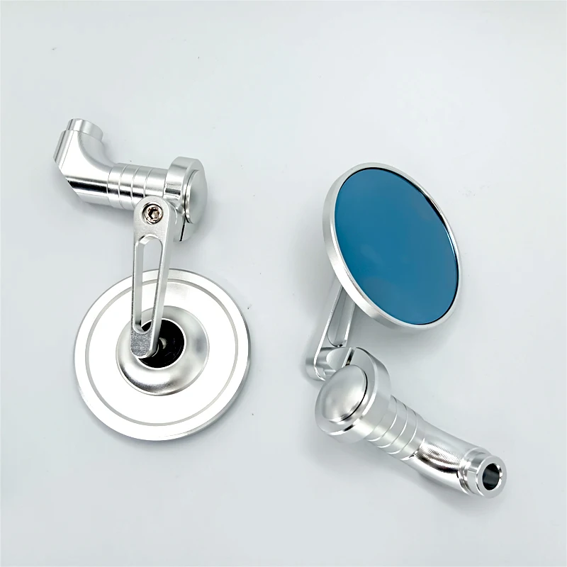 360 Degree Swivel CNC Aluminum Motorcycle Rear View side Mirror for Yamaha JOG Honda Dio Kawazaki ZX scooter bobber rider mirror