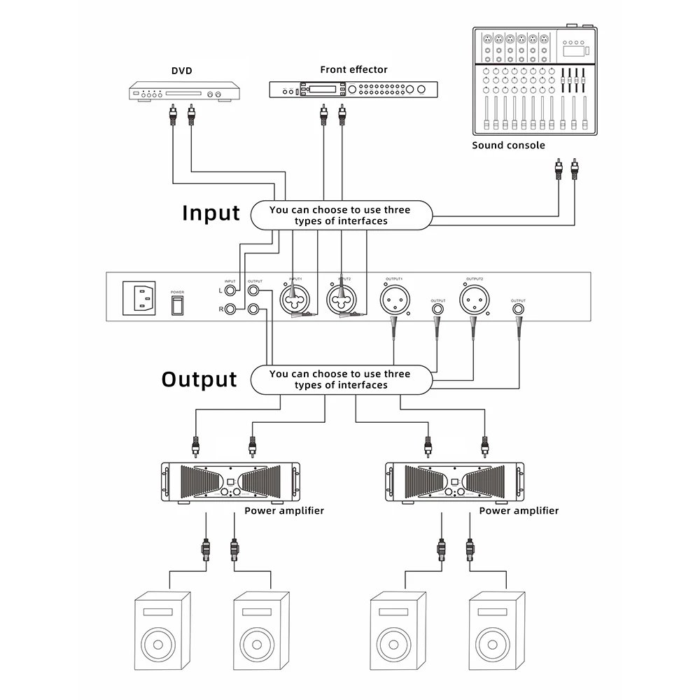 EQ-A31 Trending Products 2023 New Arrivals Digital Sound System Equalizer Audio Professional