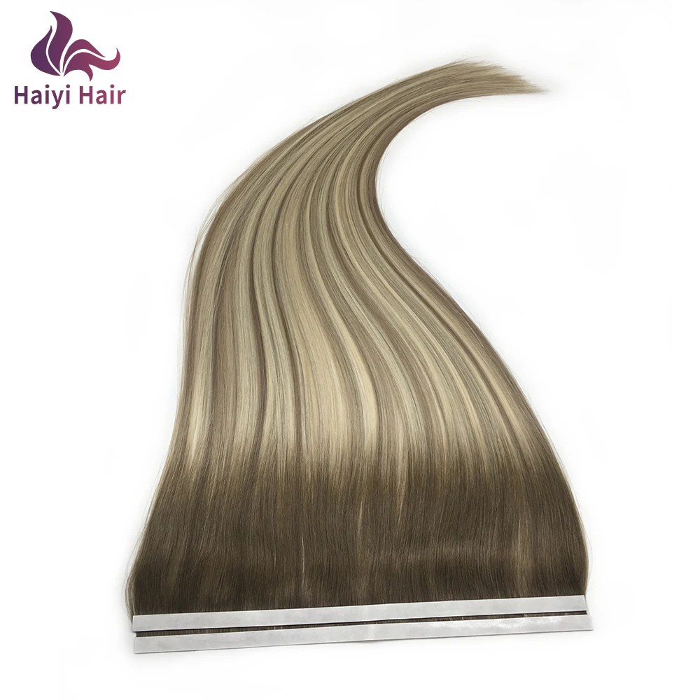 2024 New Arrival 100% Virgin Cuticle Remy Hair Injection Tape in Hair invisible Weft Hair Extension