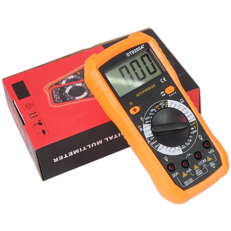 Высокоточный skyasia DT-9205A + Multitester удержания мультиметра Multimetro цифровой мультиметр