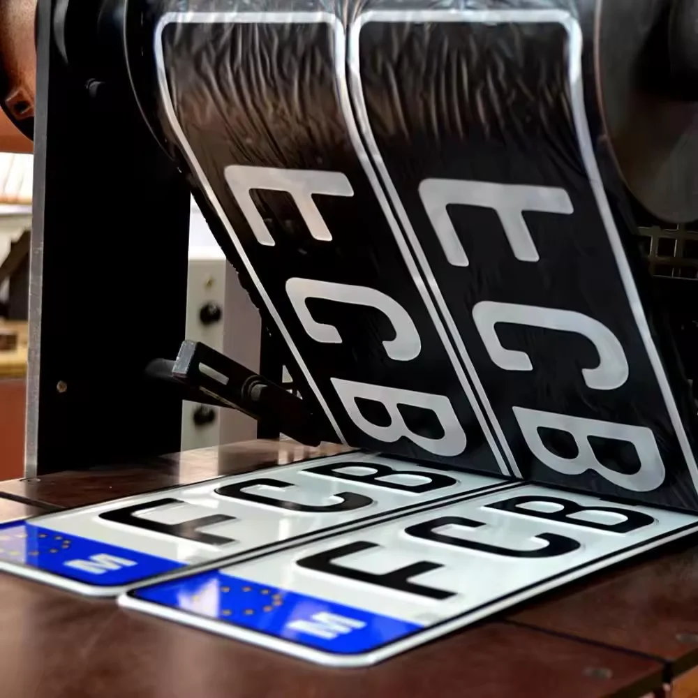 Custom Good Quality Car License Number Plate Reflective Film