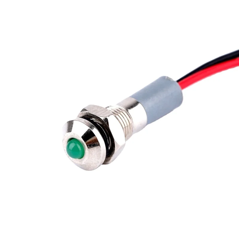 ZS73 6mm 30mm green pilot light High brightness indicator panel Plastic pilot indicator light