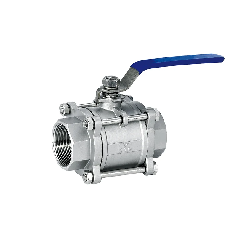 Stainless steel 2PCS female thread gas oil water ball valve