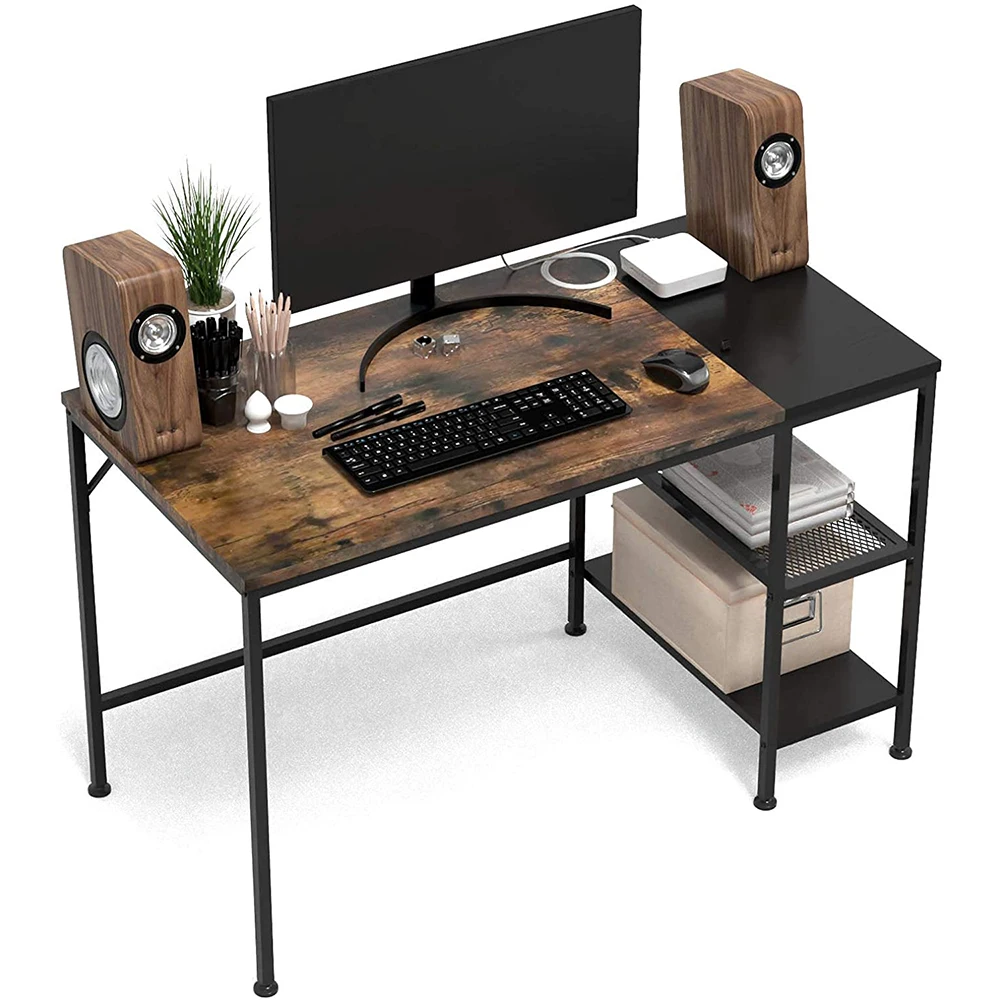 
2020 popular stand computer table office desk colabrative for home use products 