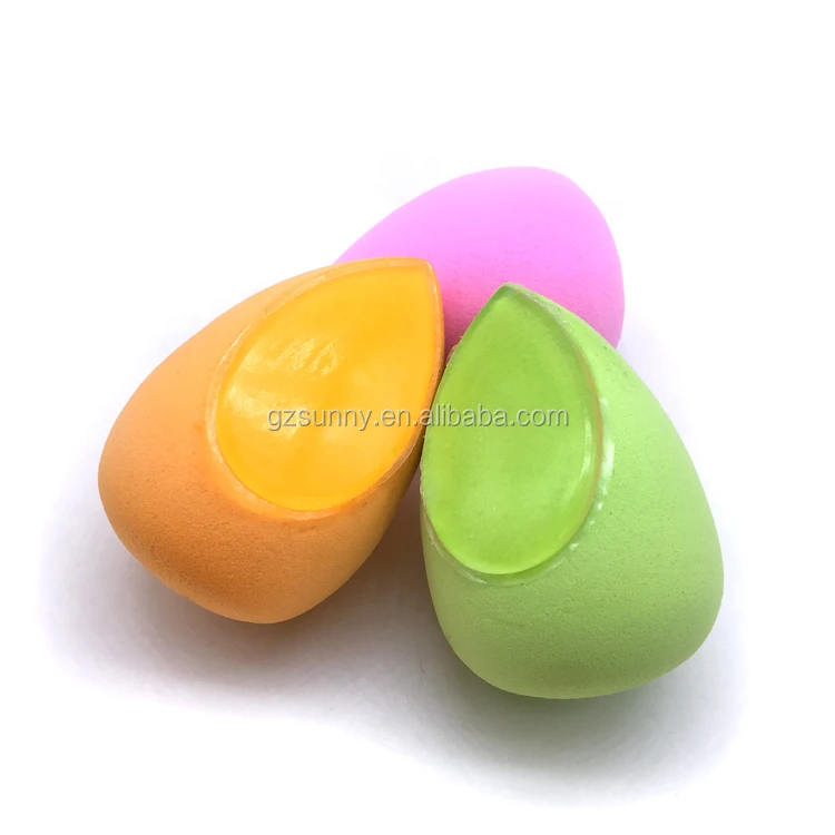 Professional Teardrop Gourd Shape Beauty Accessories Cosmetic 3d Silicone Makeup Puff Makeup Applicator Beauty Sponge Blender CE