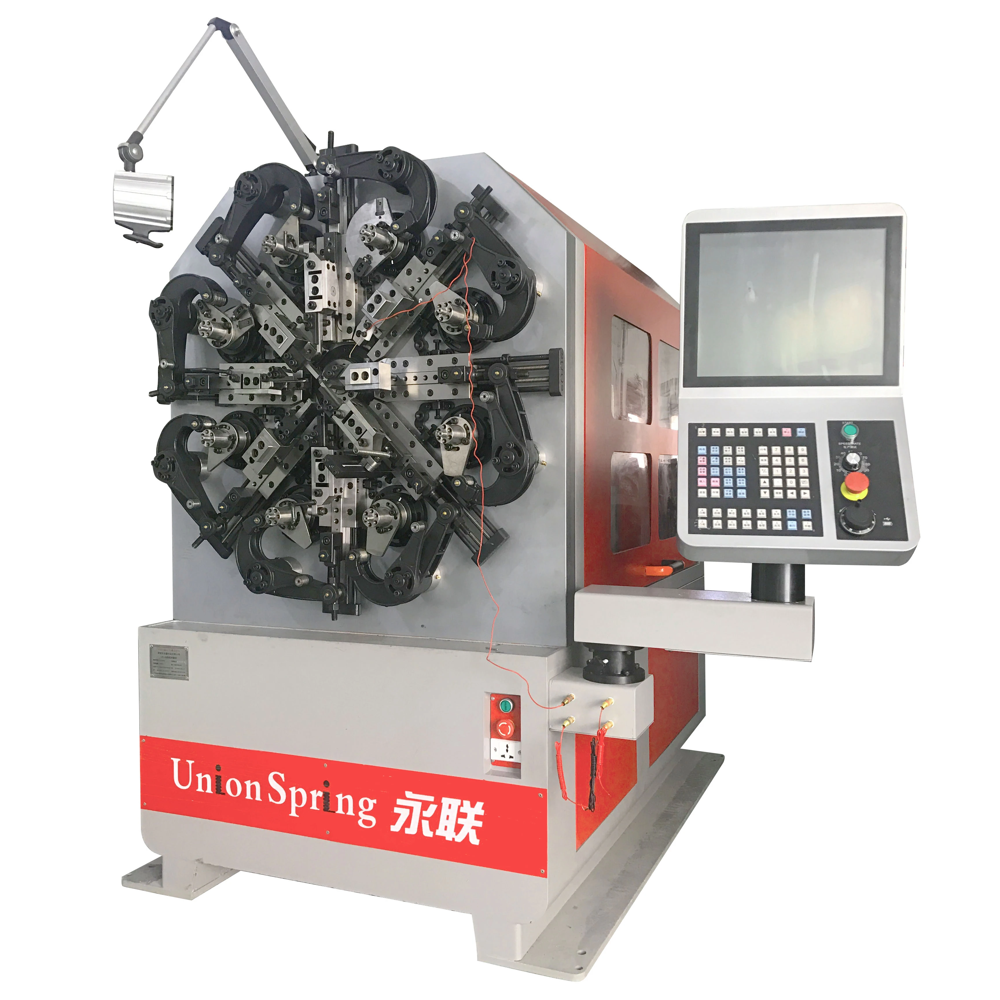 Double torsion spring forming machine rolling machine manufacturer spring machine