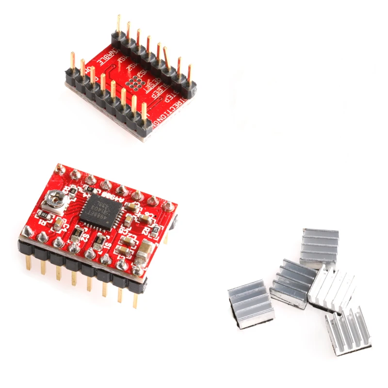 Factory Outlet High-grade Original Chip with Retail Package Red A4988 Stepper Motor Driver for 3D Printer