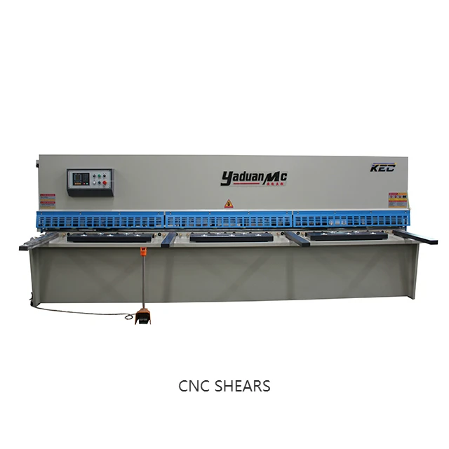 Hydraulic Guillotine Shears Sheet Metal Working Cutting Steel Plate  CNC Shearing Machine
