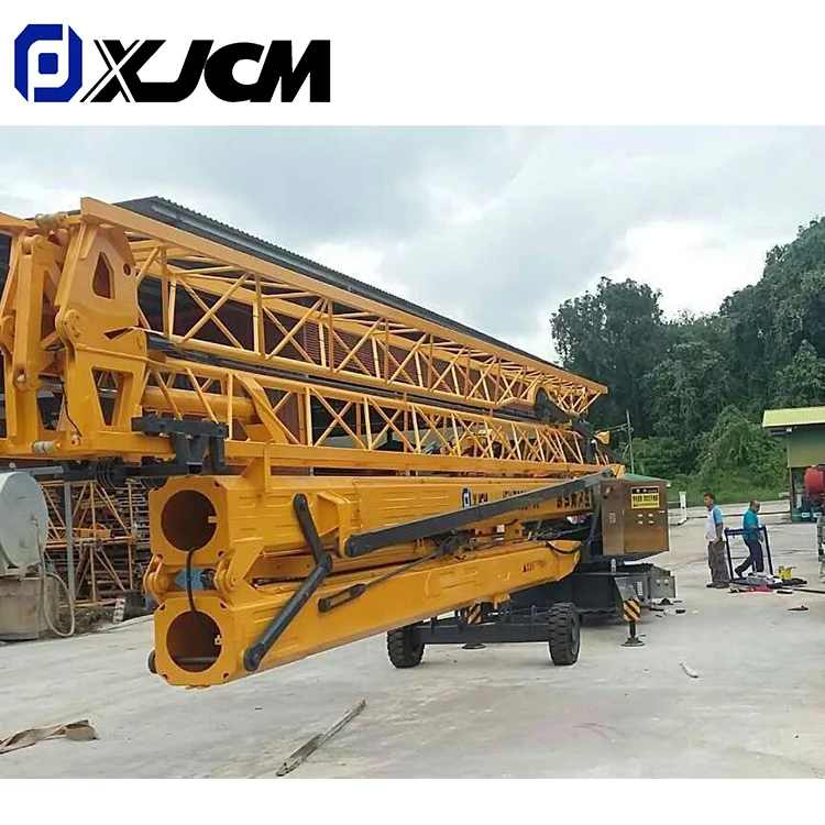 Ton Self Erecting Mini Folding Tower Crane High Efficiency Remote Controlling 2 Ton 3 Ton 4 Provided Tower Crane Spare Parts 25m