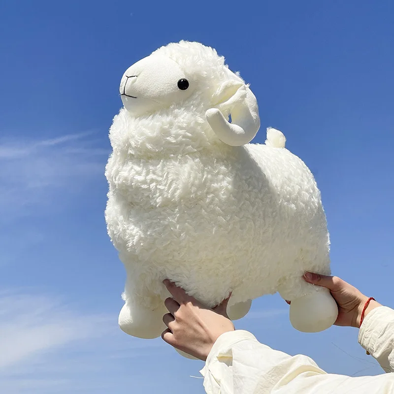 Factory Sale simulation Alpaca Plush Educational Toy Home Decoration Lifelike little sheep Plush Doll
