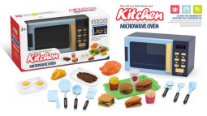 Play Kitchen Accessories Toys Set Cookware Pots Kids Pretend Play Cook Game Toy Cookware Set with Fruit Vegetable Toys