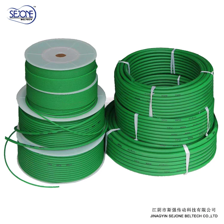 Newspaper delivery Rubber Conveyor Polyurethane Round Belt