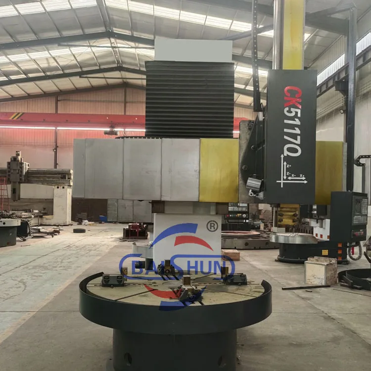 Chinese CK5112 Rotary Table Vertical CNC Turning Milling Lathe Machine Single Column Vertical Lathe