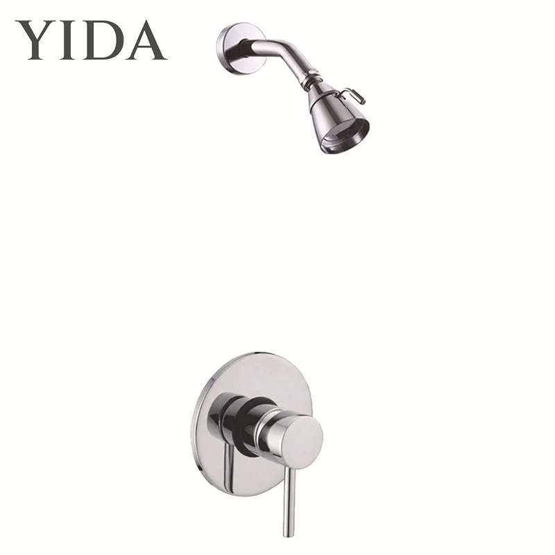 Bathroom Hotel Shower Wall Jets Mixer Concealed Heads Sanitary Ware Brass Shower Faucet Valve Set