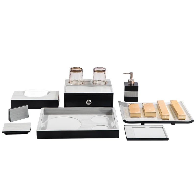 Простой туалет для отеля аксессуары для ванной комнаты/принадлежности витрина для ванной комнаты отеля/аксессуары для ванной комнаты Роскошный отель