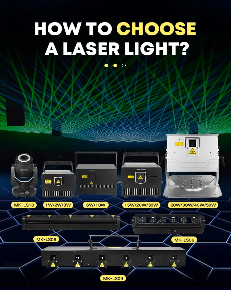 Moka sfx Full Color Laser Diode 10w RGB ILDA Laser Lights for Night Club Party DJ Stage Event