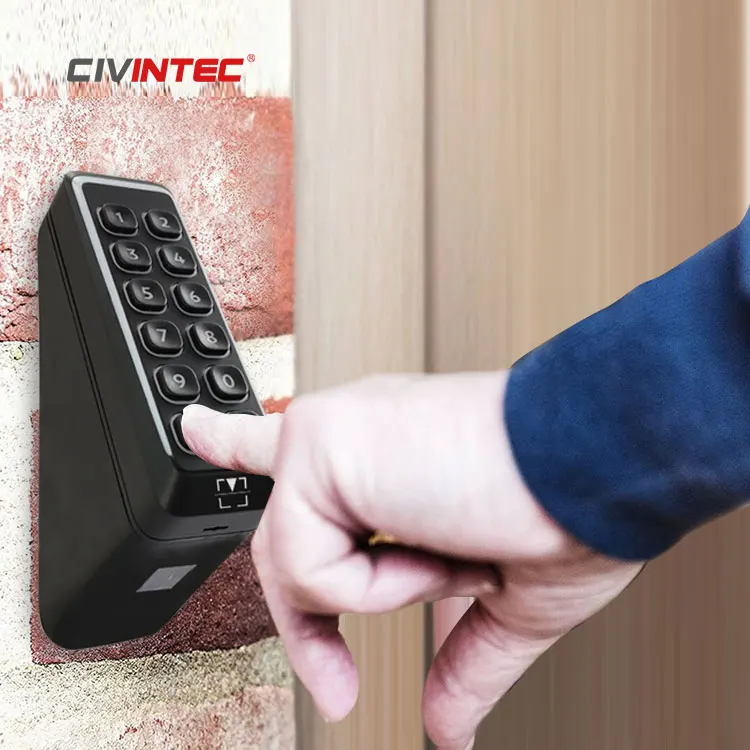 OEM Wiegand RFID QR code access control keypad reader RS485 OSDP NFC BLE cell phone APP reader