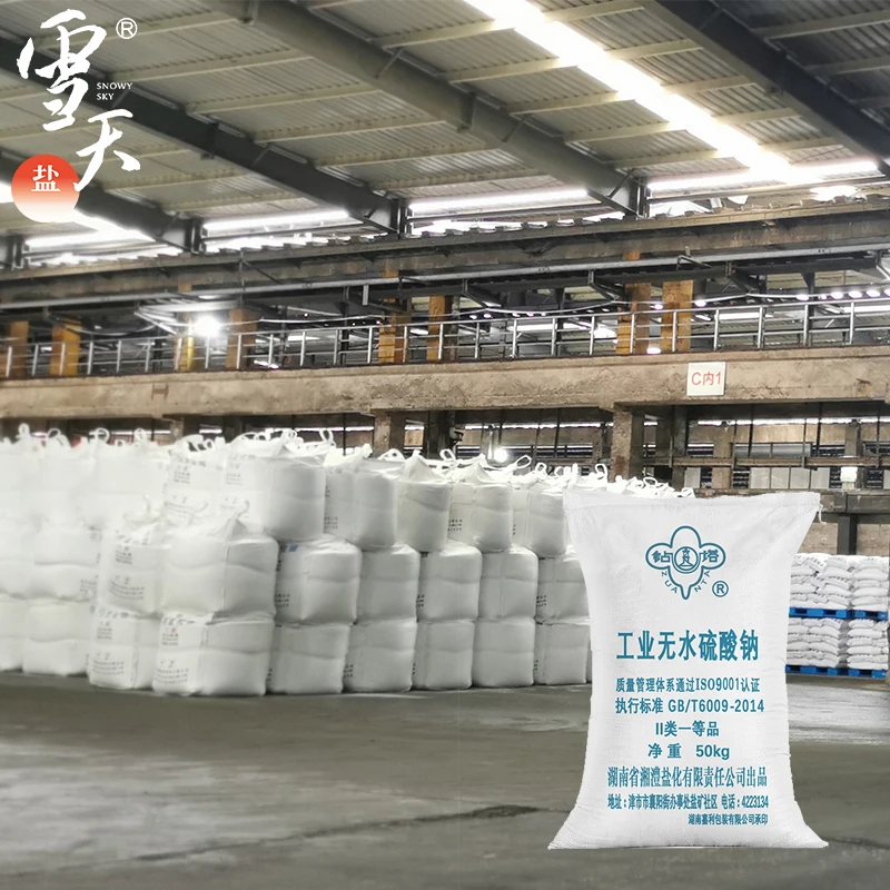 SNOWY SKY Export Industrial Anhydrous Sodium sulfate De Sodium Na2so4 salt refining plant