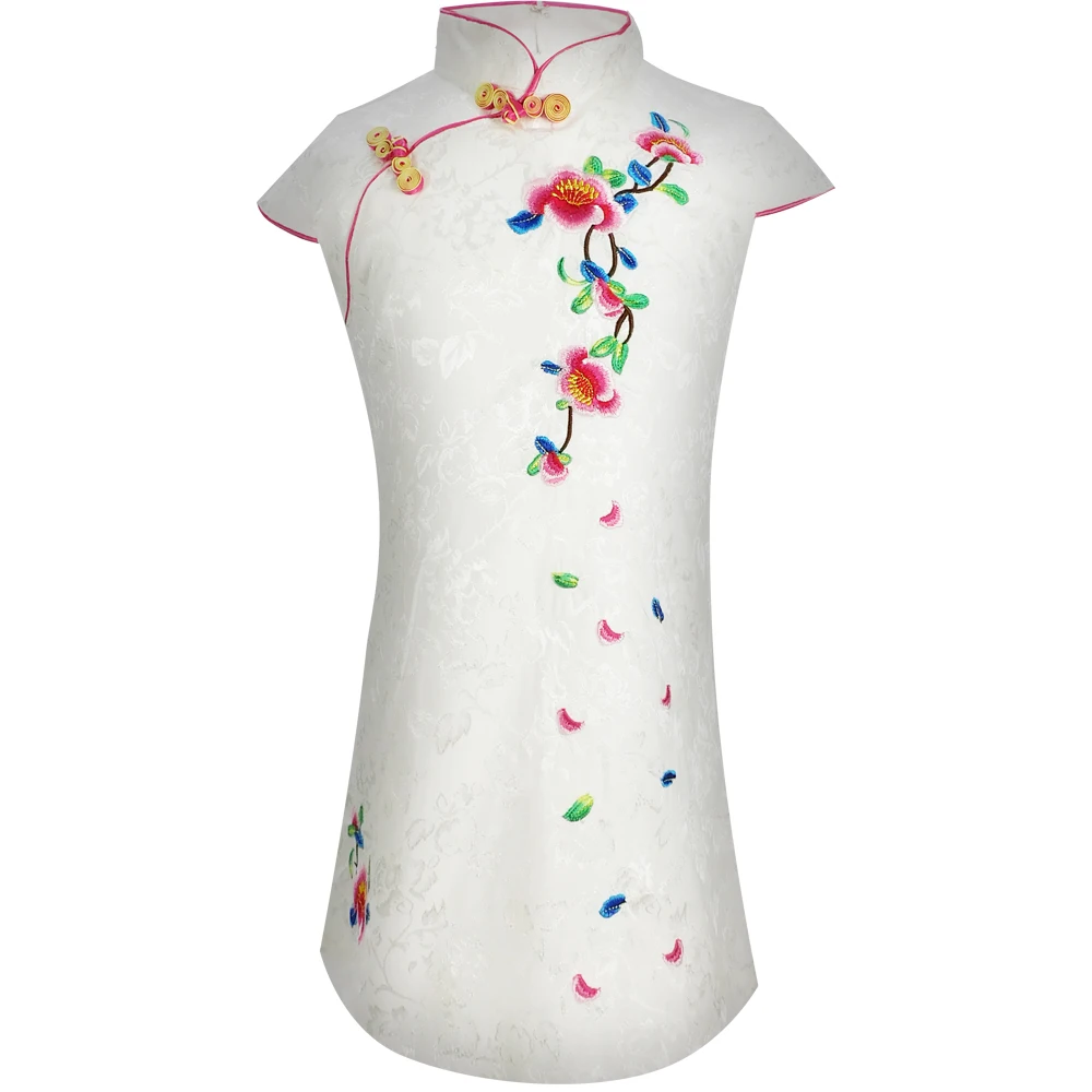 
Chinese Traditional Vintage Qipao Children Cheongsam For Kids 