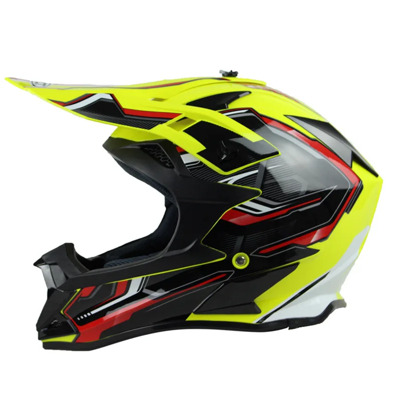 High Quality ABS Professional Rally Motocross Full Face Protective Helmet Mountain Racing Downhill Bike Kart Ski Helmet