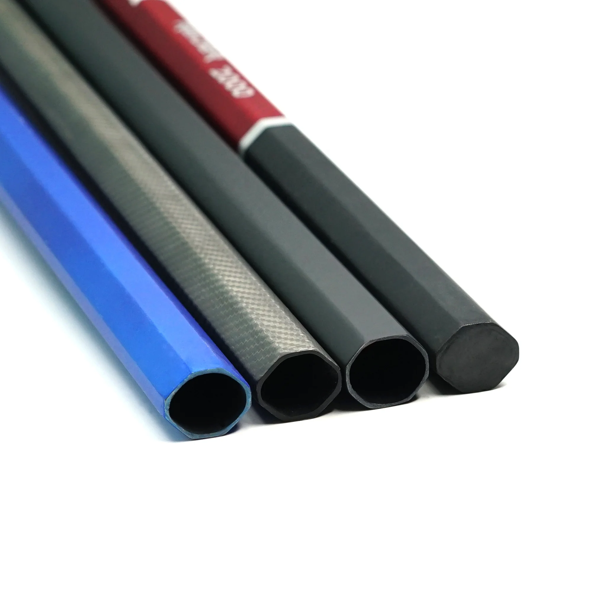 Hard lightweight TI SI hollow customized logo Carbon Fiber Titanium Alloy lacrosse shaft stick