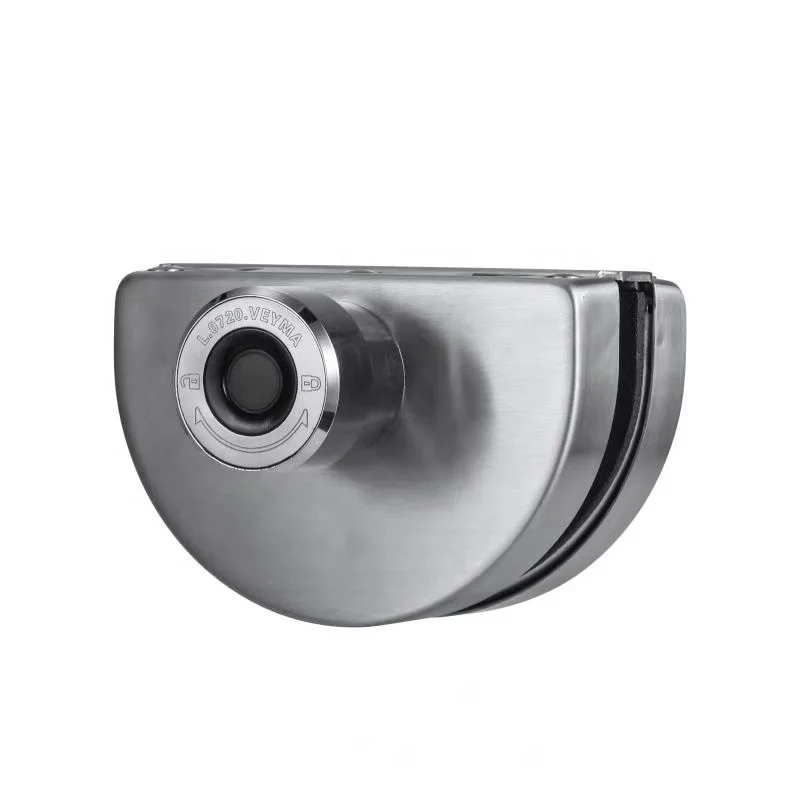 Smart mobile phone APP Remote Control Fingerprint Frameless Tempered Sliding Glass Door Push Hook Lock For Office