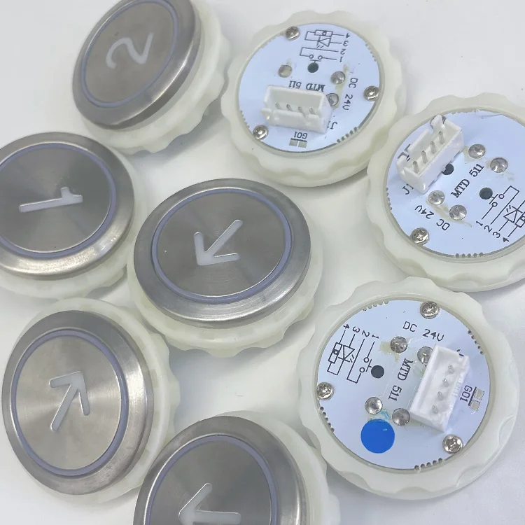 Otis Kone Made In China Elevator Buttons Lift Push Round Button For Elevator