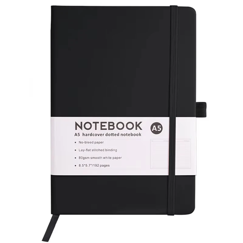 TL748 Factory Customizable Logo PU Leather Notebook Emboss Logo Promotion Gift Custom A5 with Pen Holder Journal Diary Notebook
