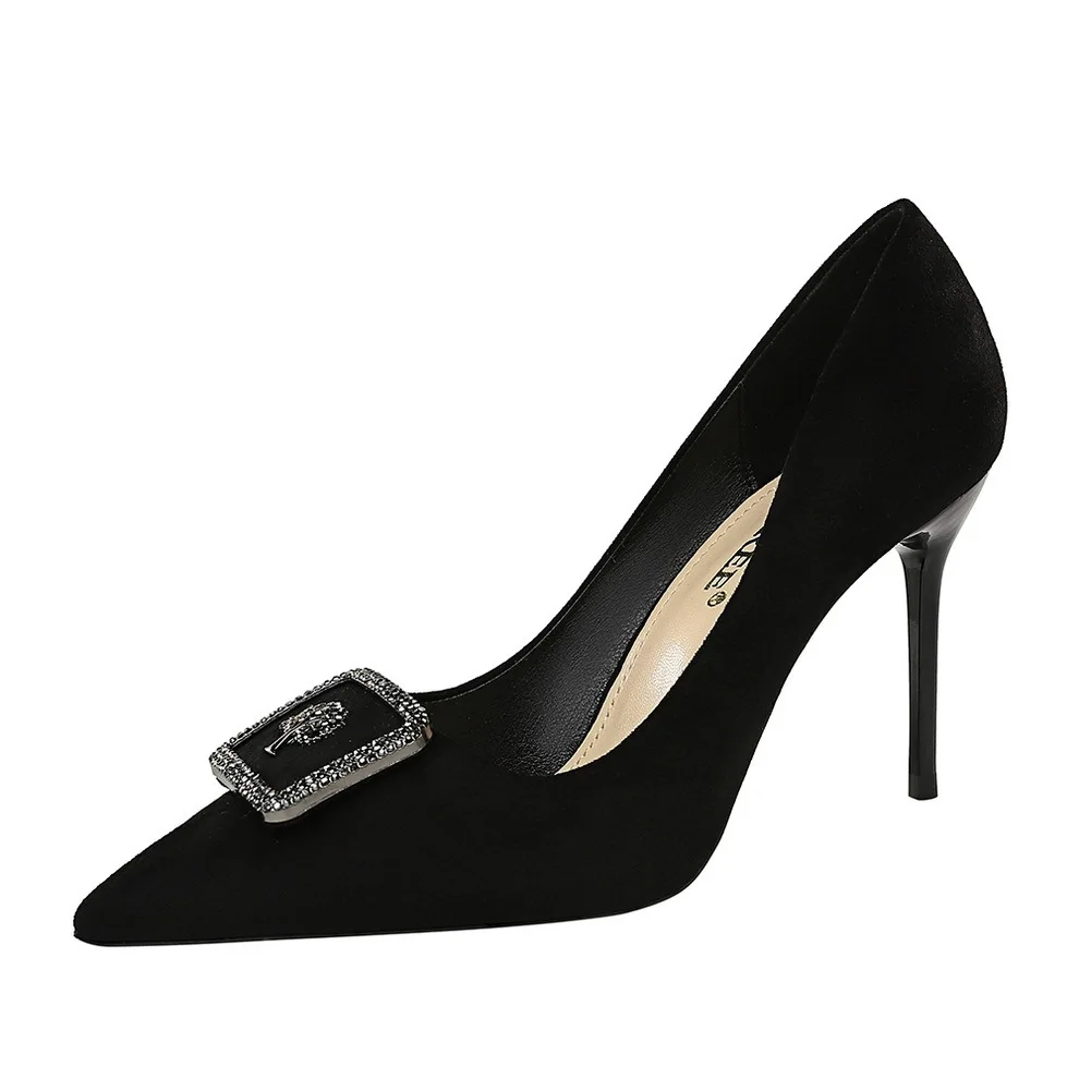 Scarpe Donna 2021 New Arrival Korean Style Office Lady Pumps Chaussure Bigtree Heels Ladies Shoes