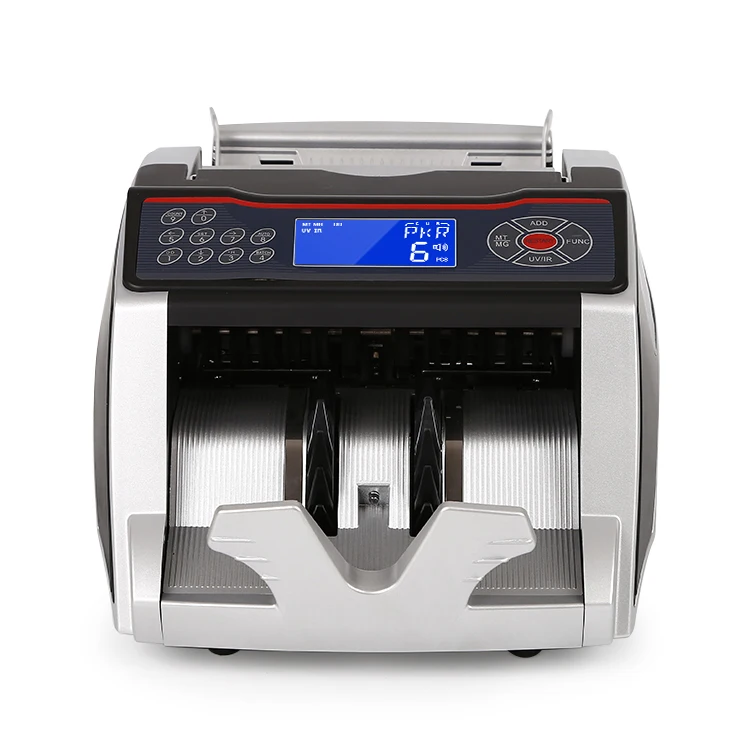 High speed cash packet count money machine bill counter with LCD display financial