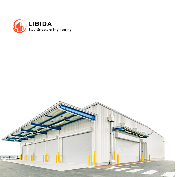 Low Cost Factory Prefabricated Galvanized Sheet Metal Frame Industrial Warehouse Steel Structure Storage Buildings and Garage