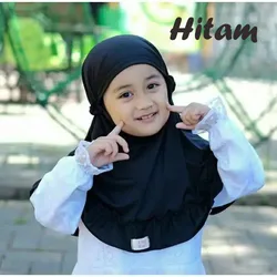 Wholesale 0-3 Years Old Solid Color Little Girl Children Hijab Child Baby Malaysia Turban Hat Instant Jersey Hijab Scarf for Kid