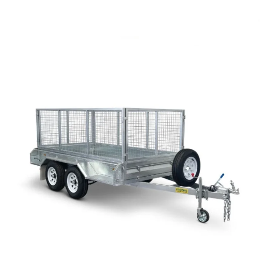 10 X 6 Tandem Axle Hydraulic Tipper Galvanised Box Trailer Rated 3500kg ATM