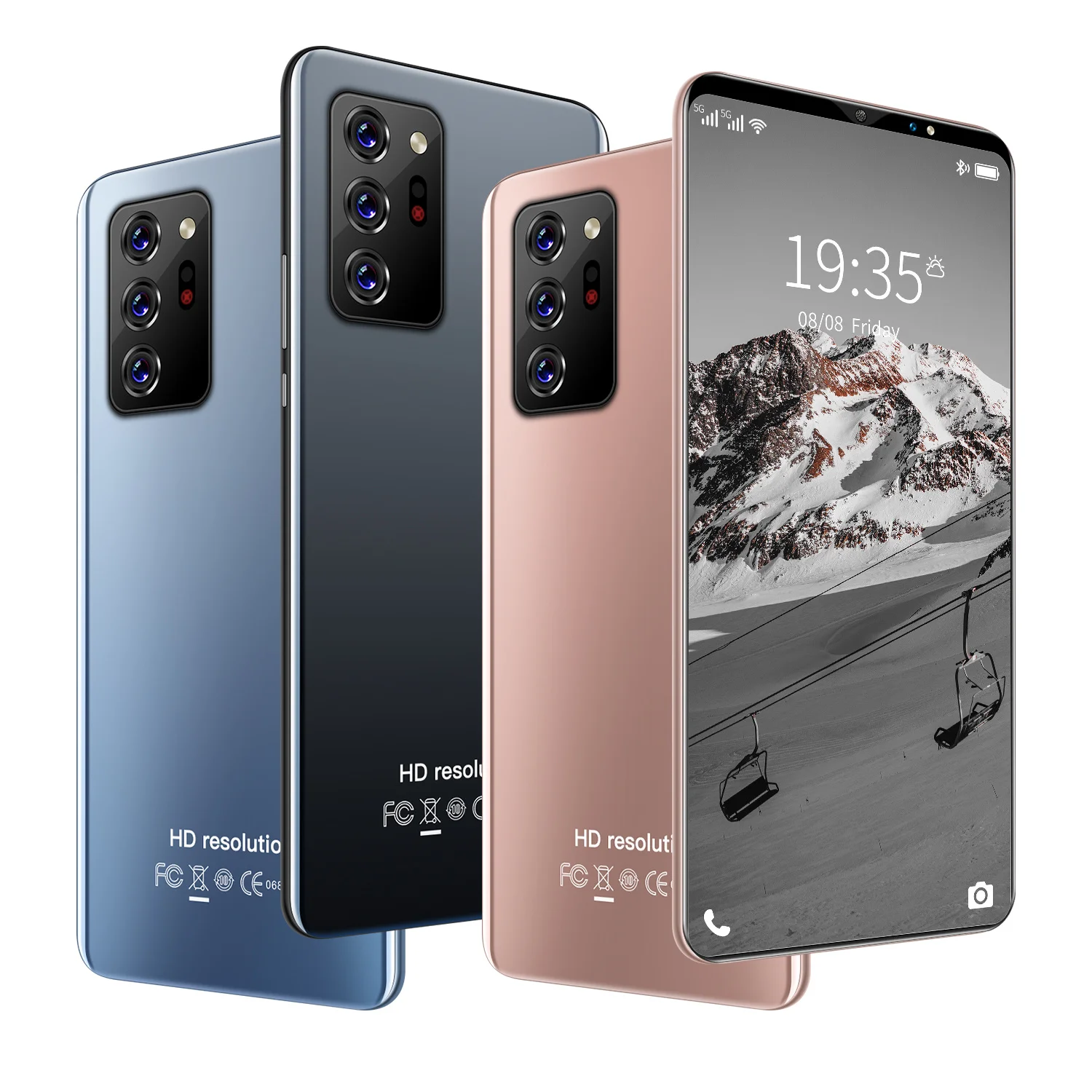 Мини-смартфон Android Note30 экран 5 дюйма мобильный телефон с двумя