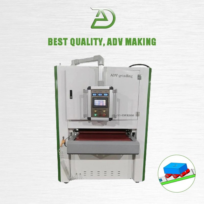 Automatic Metal Sheet Stainless Steel Flat Sheet Deburring Polishing Machine for Remove Dust