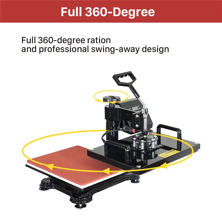 Tumbler Press Heat Press Machine for HTV Vinyl Projects Multi-functional All-in-one 5 in 1 Whole Machine Flatbed Printer 6KG