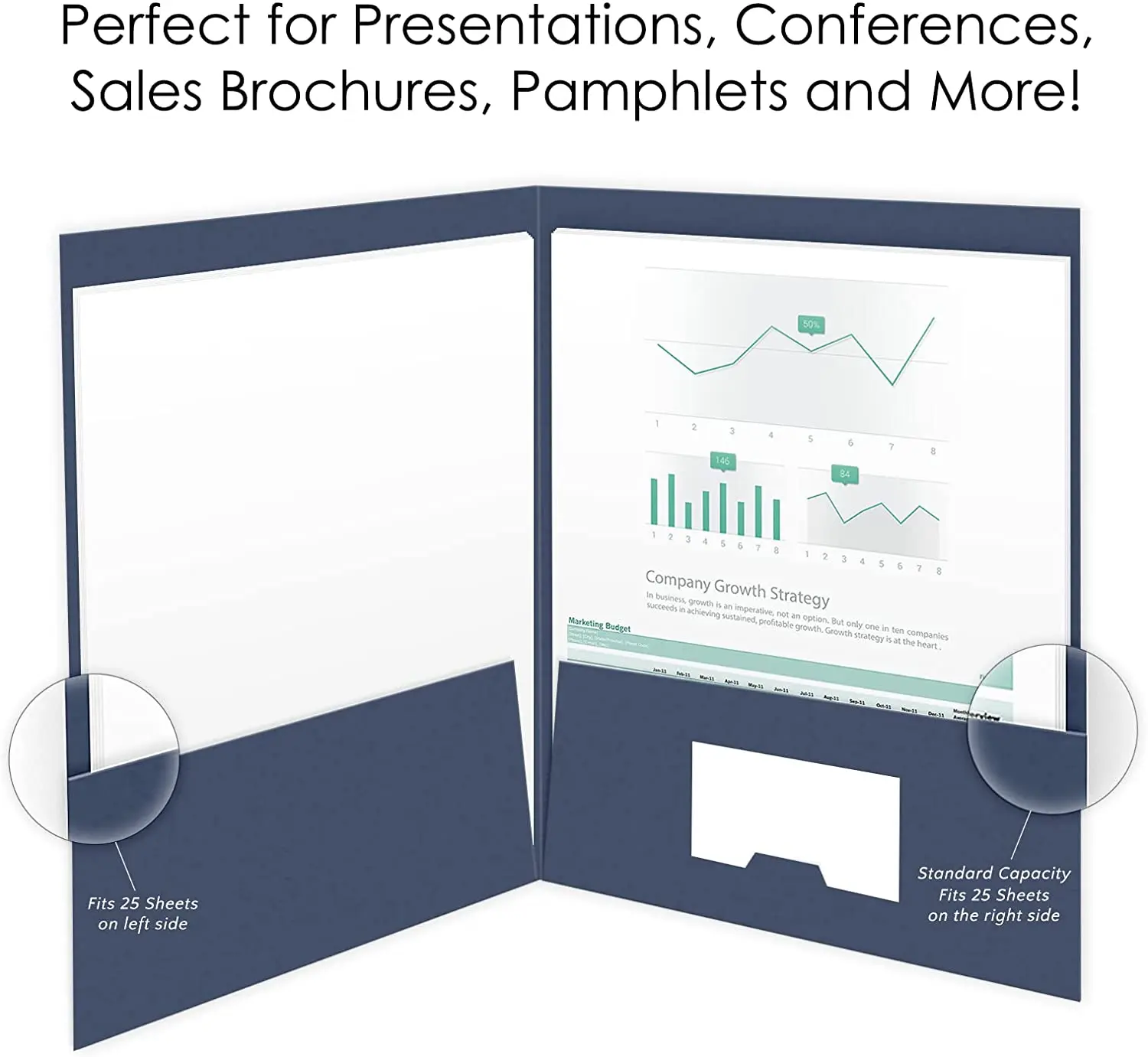 Customized Eco-friendly Assorted Colors binder office supplies File Folders with Two Pockets for Packaging Document