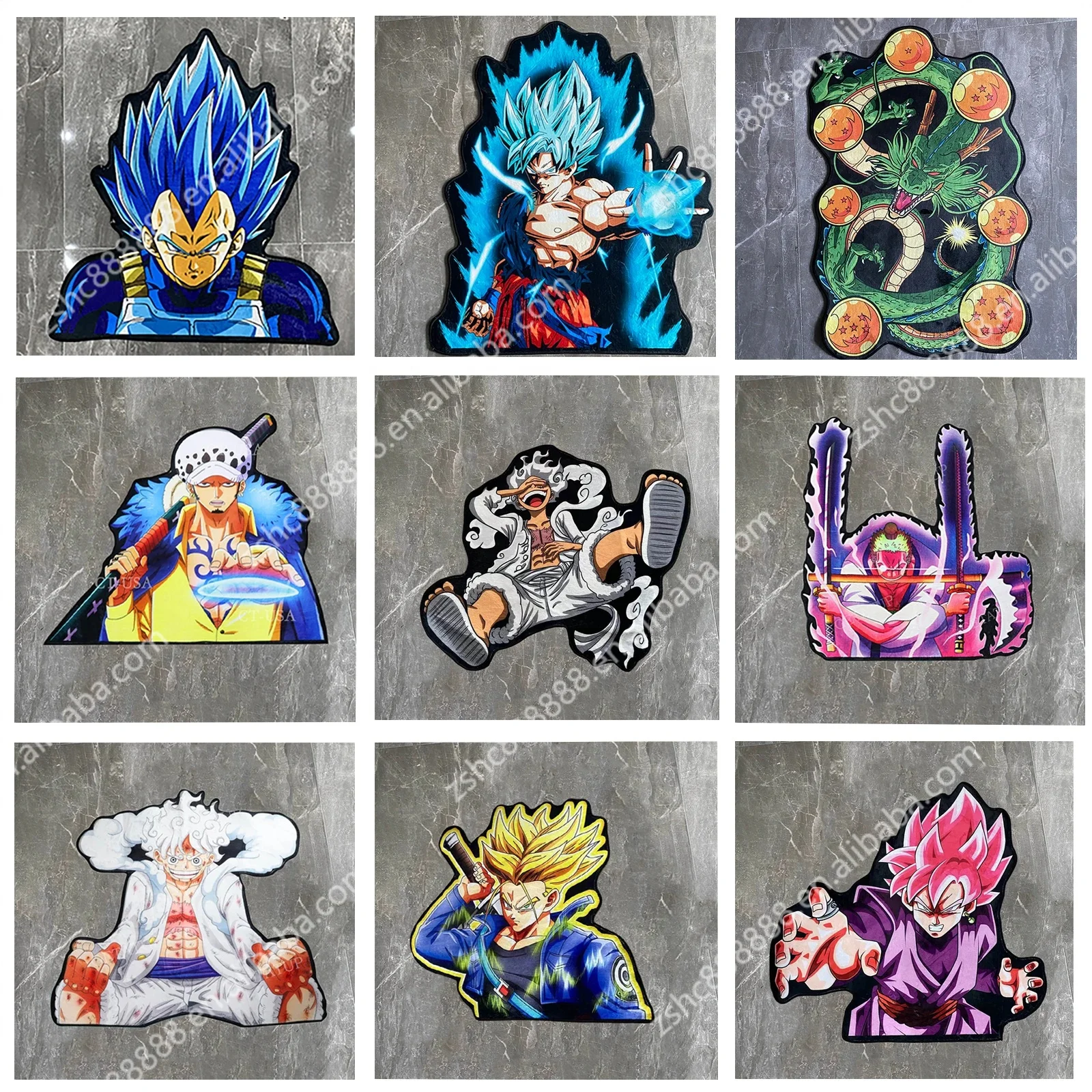 Large Anime Designs Stock Rug Cute Door Carpets Customize Your Own Photos on Mat Living Room Decor Anti-slip Home Carpets