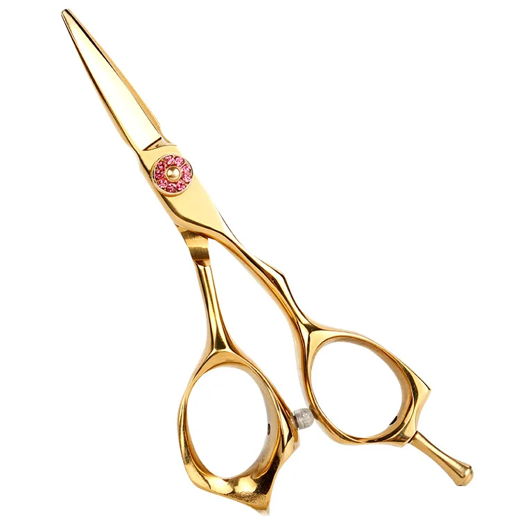 Hitachi Scissor Thumb Ring Tattoo Bumper Barber for Training Hair Scissors Carbon Fiber Blunt Straight Beauty Supplies Hair 9CR