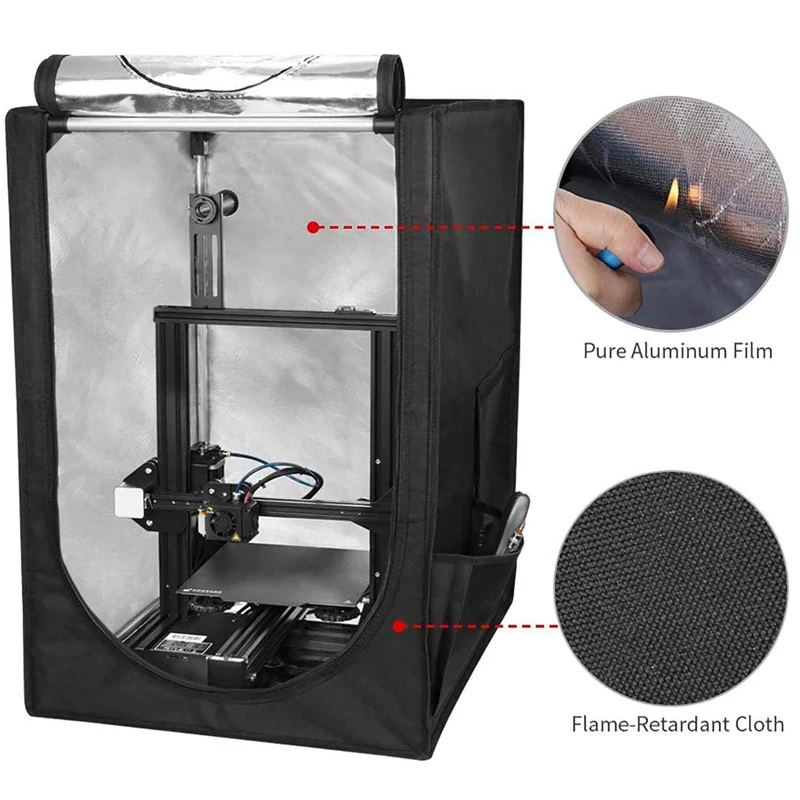 Качественные огнестойкие и пыленепроницаемые тенты для 3D-принтера, теплый корпус, пылезащитная крышка с постоянной температурой