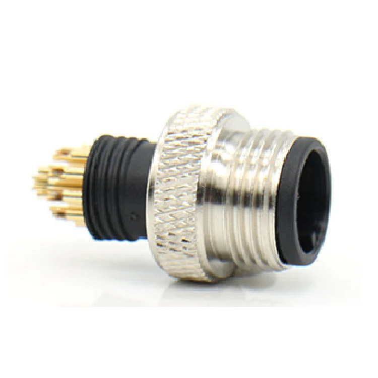 Промышленный адаптер круговой адаптер M12 разъем 2-17 pin для системы мониторинга m12 5-контактный разъем водонепроницаемый разъем M12