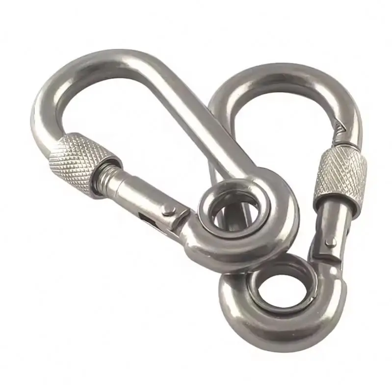 30KN Aviation Aluminum Alloy 360 degree Swivel Swing Device Safety Carabiner