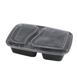 Wholesale Plastic Food Container PP Lunch Box Plastic Disposable Meal Prep Containers With Lids