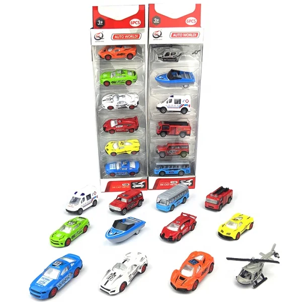 1:64 New Design 6 pcs Diecast Alloy Model car Farmer Car for Kids
