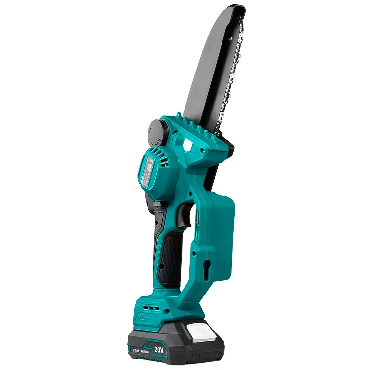 Tool-Free Chain Change System Brushless Handheld 6 Inch mini battery powered saw With Oiler